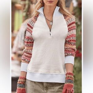 Sundance Multicolor Crew Neck Sweater